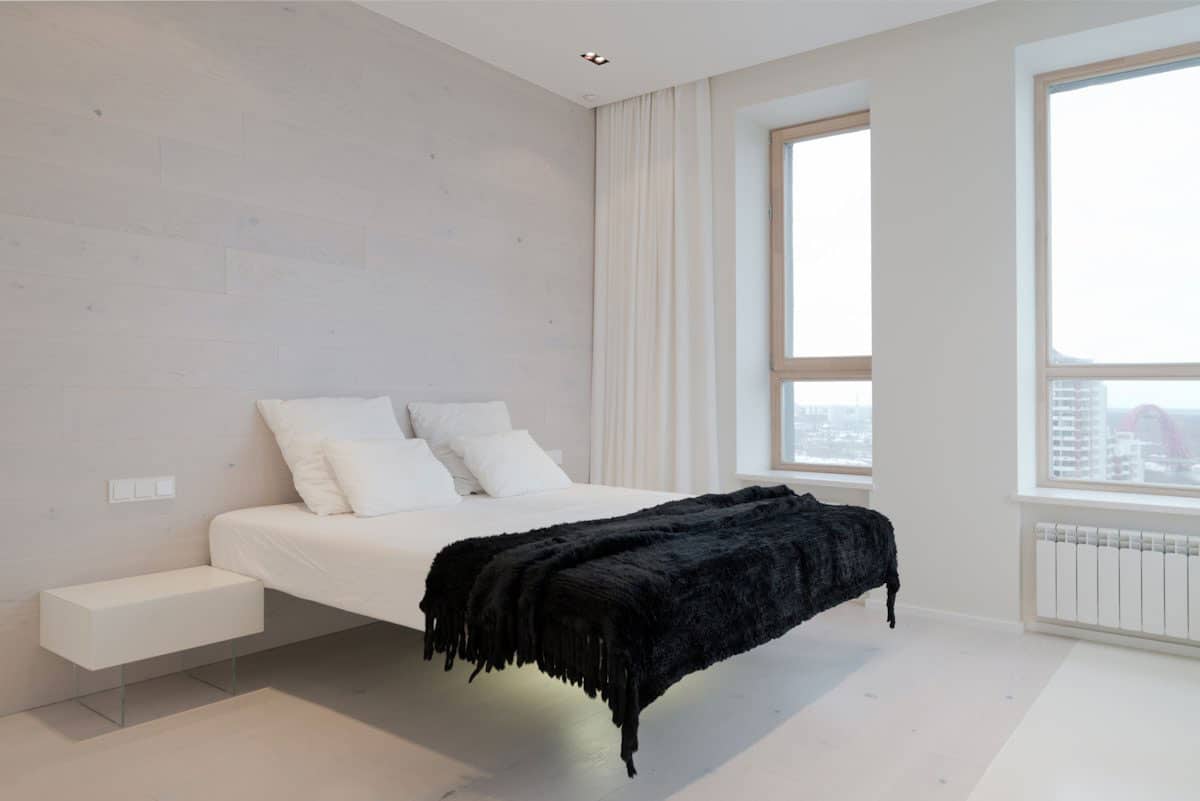 stunning minimalist apartment creatively rethinks form function 2 bed