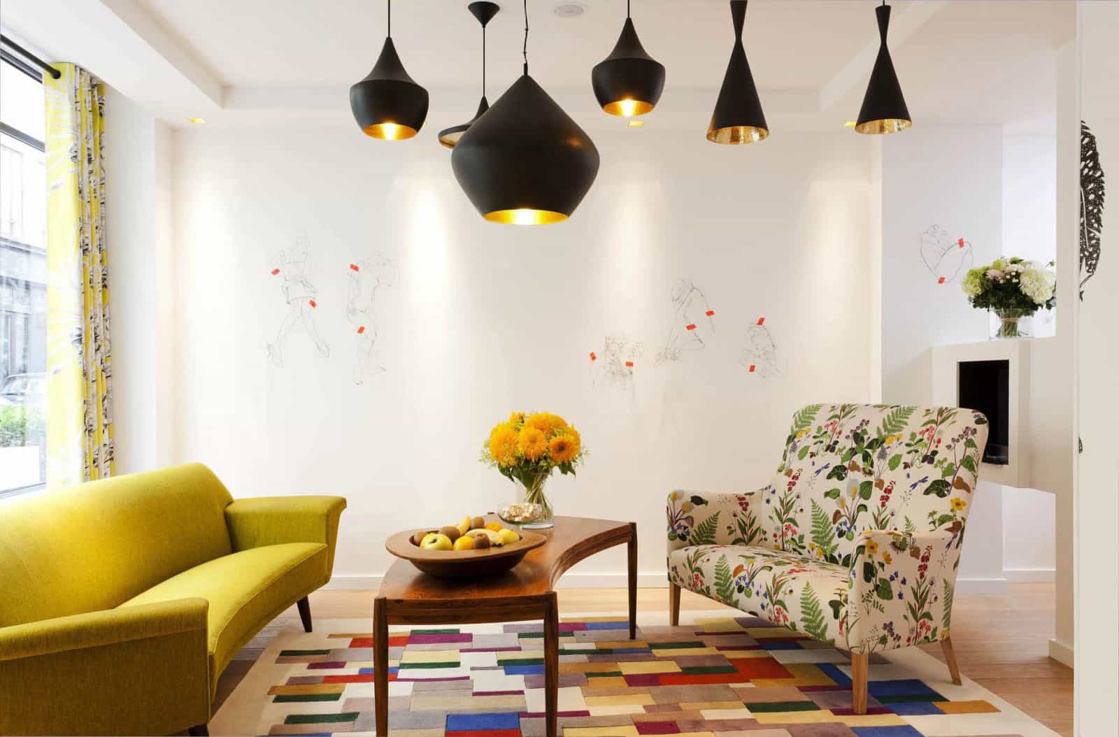 Eclectic and Colorful Design with Retro Accents