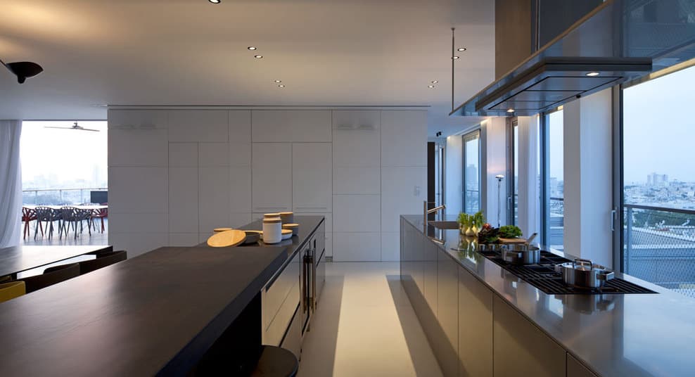 colour popping penthouse uninterrupted views 4 sides 2 kitchen
