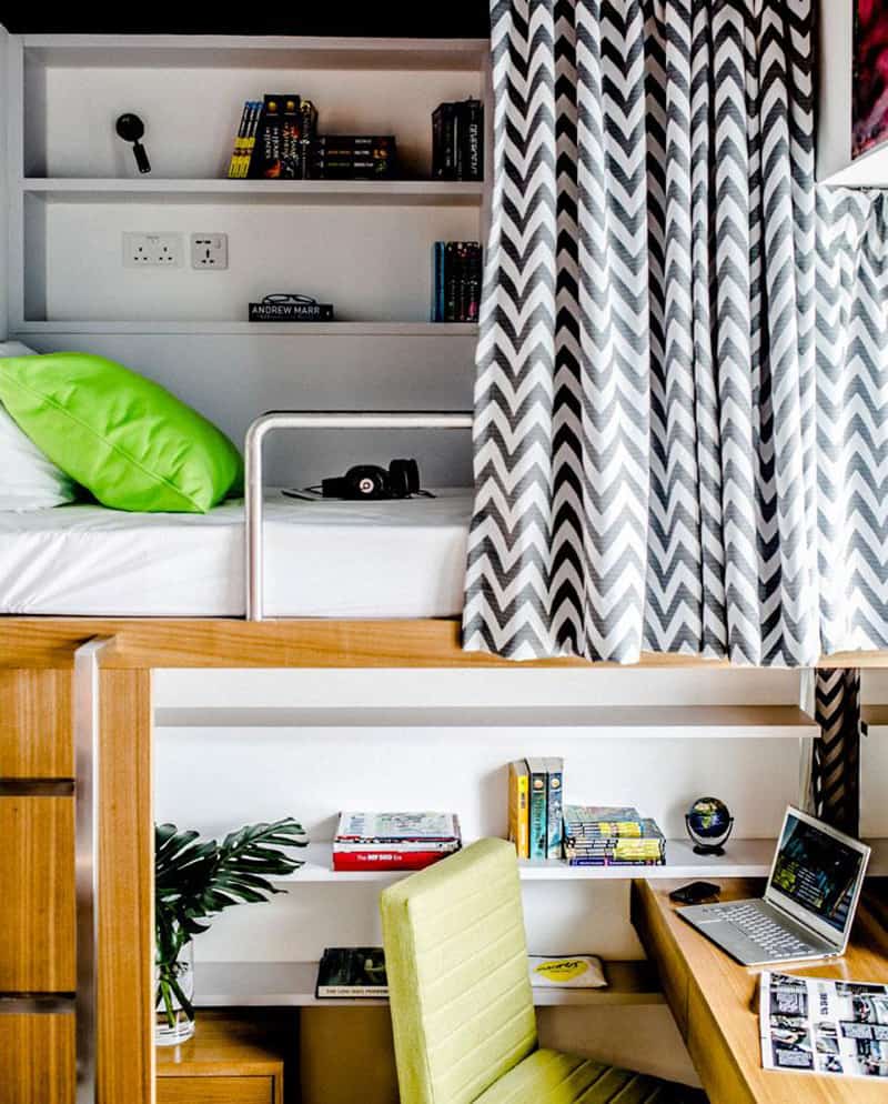 4 boldly coloured seriously fun living quarters students