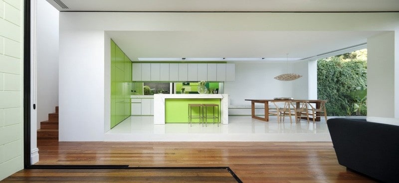 7 minimalist home outdoors inside color green