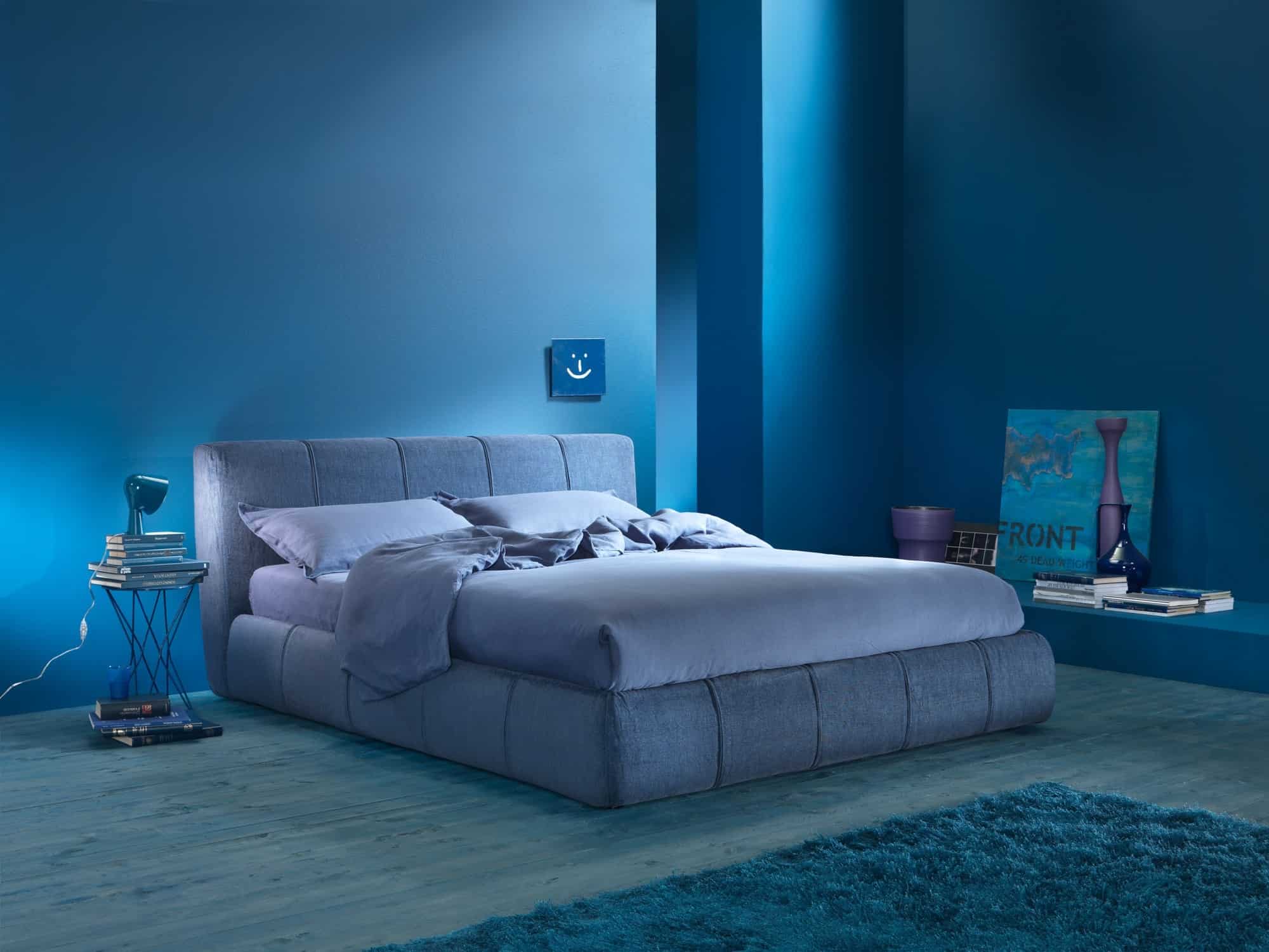 color coordinated blue bedroom design home collection