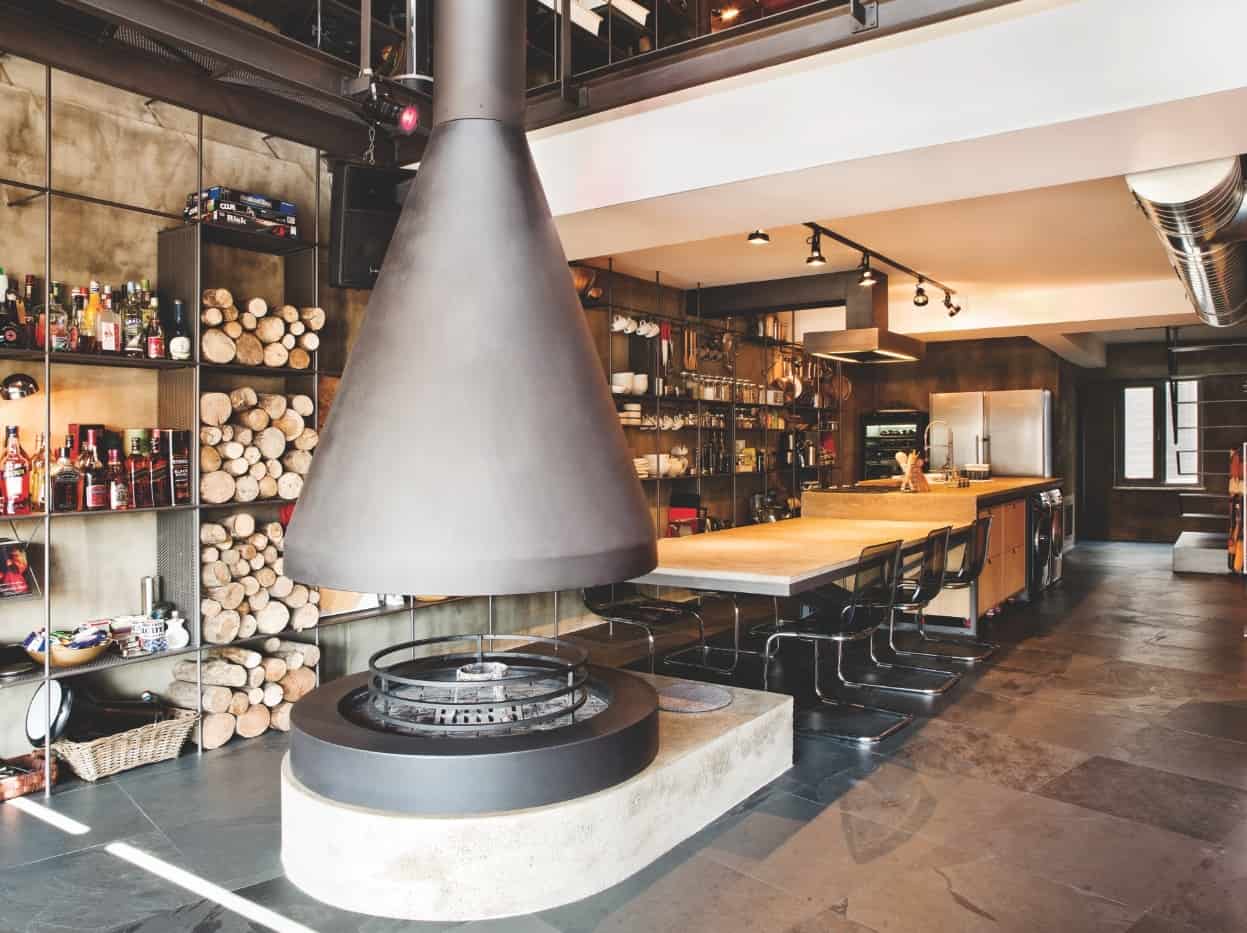 industrial style kitchen for foodies with good taste istanbul