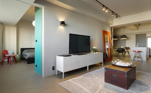 ganna design modernizes a small taiwanese apartment%20 thumb 630x391 15053 A Small Apartment Gets A Modern Makeover by Ganna