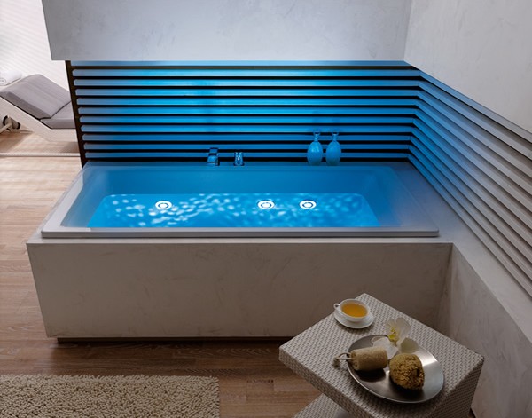 bathroom design idea kaldewei lighted tub Brilliant Bathroom Design Ideas from Kaldewei