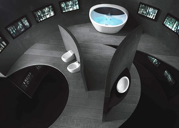 Bathroom Design Inspiration with the use of Jacuzzi Morphosis bath