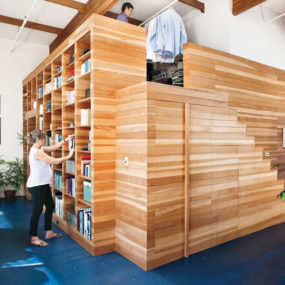 Creative Modern California Loft Design: a Box Within a Box
