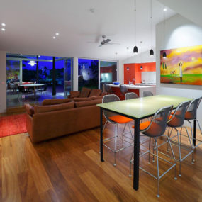 Colorful Contemporary Interior of an Australian Home
