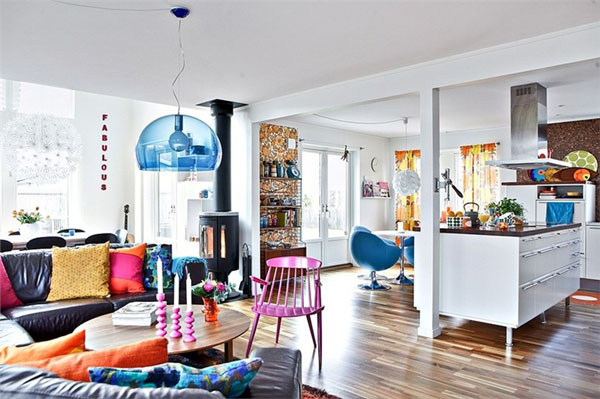  Colorful Home Decor in Sweden