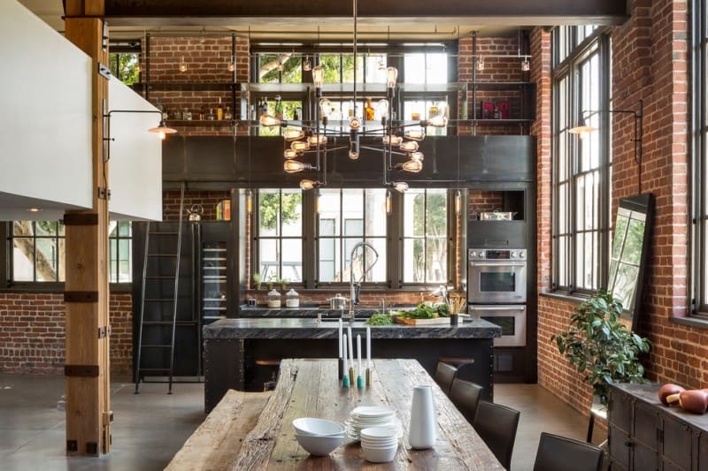 industrial style kitchen for foodies with good taste san francisco