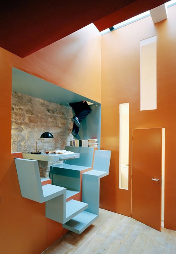 living in small spaces paris house christian pottgiesser 1