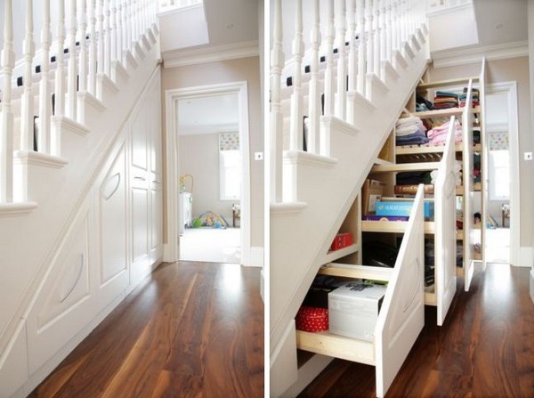 Maximize Space with Understairs Storage