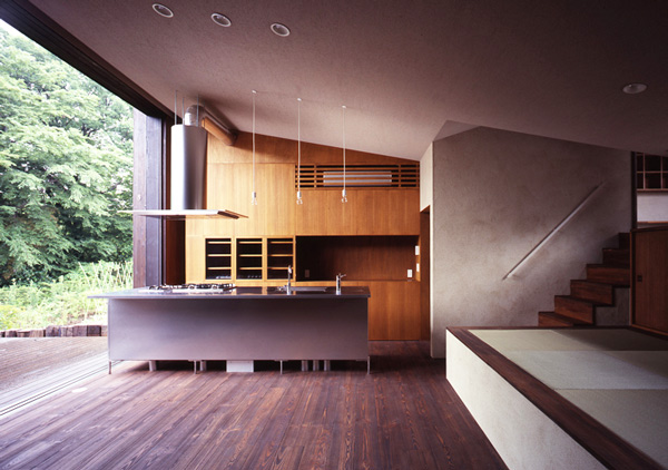 modern kitchen tokyo ondesign 1 Inside Outside Kitchen by OnDesign