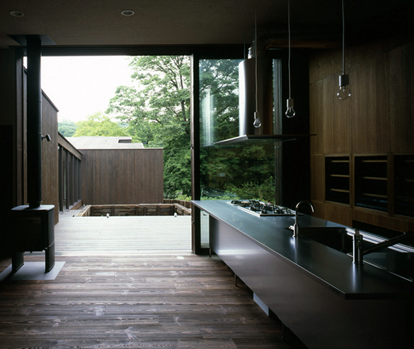 modern kitchen tokyo ondesign 2 Inside Outside Kitchen by OnDesign
