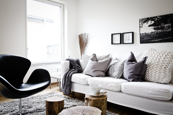 modern swedish home diy wood accent ideas 1 Modern Swedish Apartment with lots of DIY Wood Accent Ideas