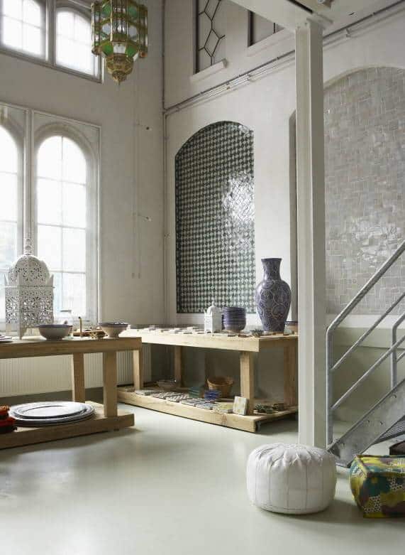 moroccan interior modern interiors decor eclectic morrocan morocco simple trendir kitchen diversion via project loombrand pouf le marocco