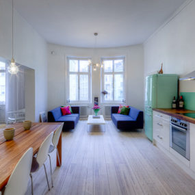 Open Concept Apartment Design in Stockholm