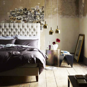 Romantic Bedroom with DIY Photo Idea