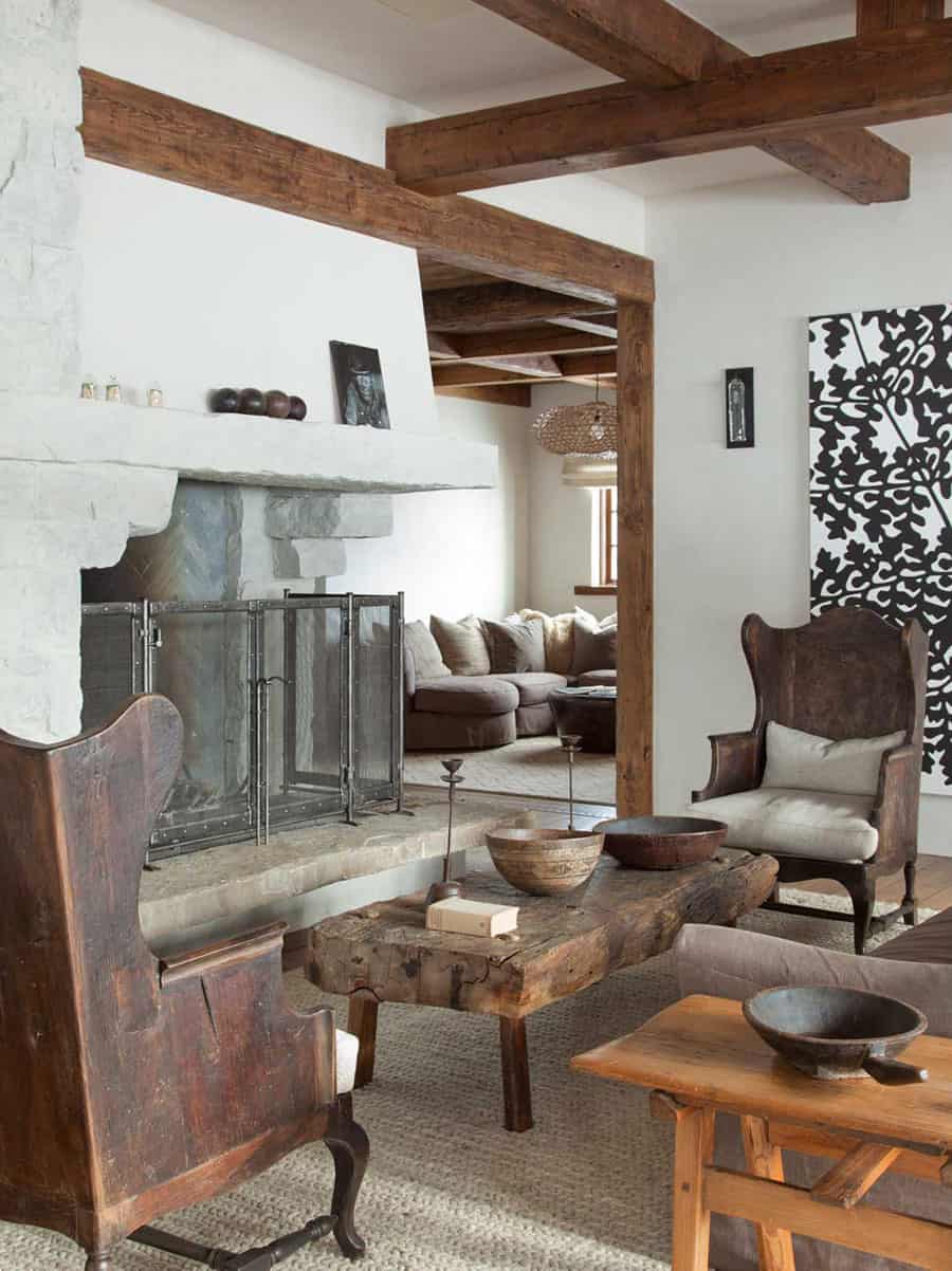 rustic chic revival in classic cabin with eclectic details 3