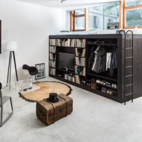 Storage Solution For Small Apartments – The Living Cube by Till Koenneker