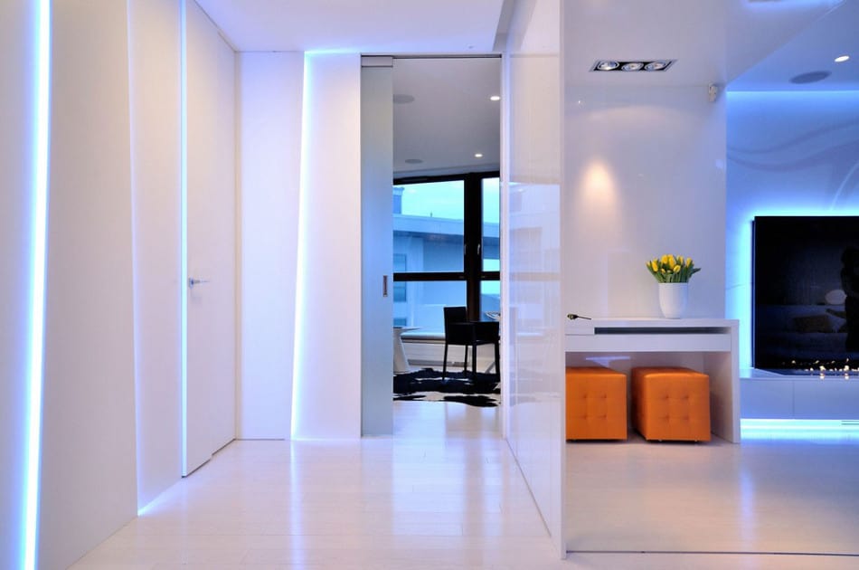 stylish and modern apartment lighting