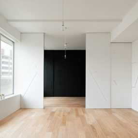 Subtle Interior Design by Geneto explores grooves as decor feature