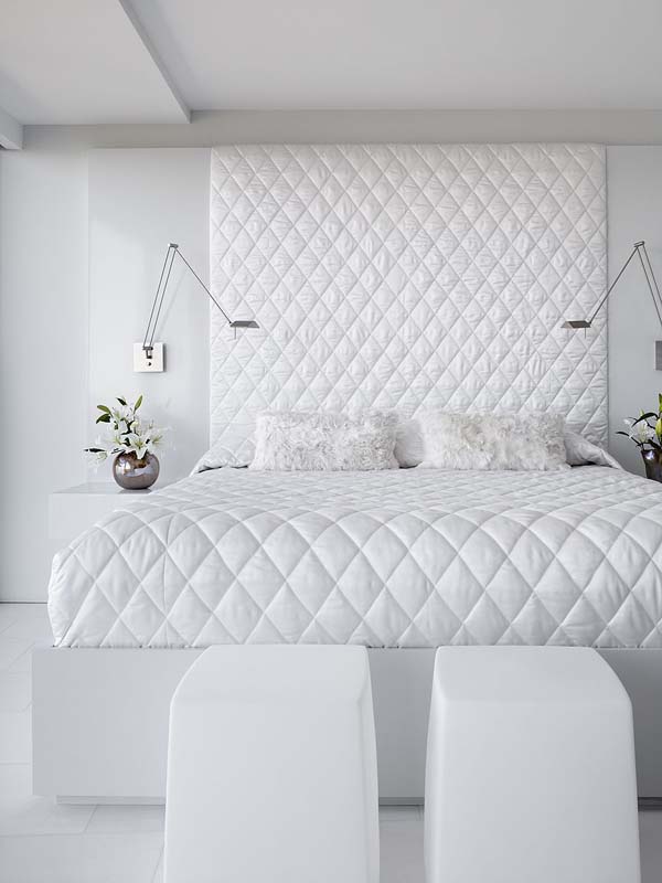 white bedroom idea not boring 2 All White Bedroom: not boring design idea