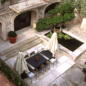 French Style Courtyard