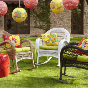 Wicker in Colors: Garden Decor Inspirations by Pier1