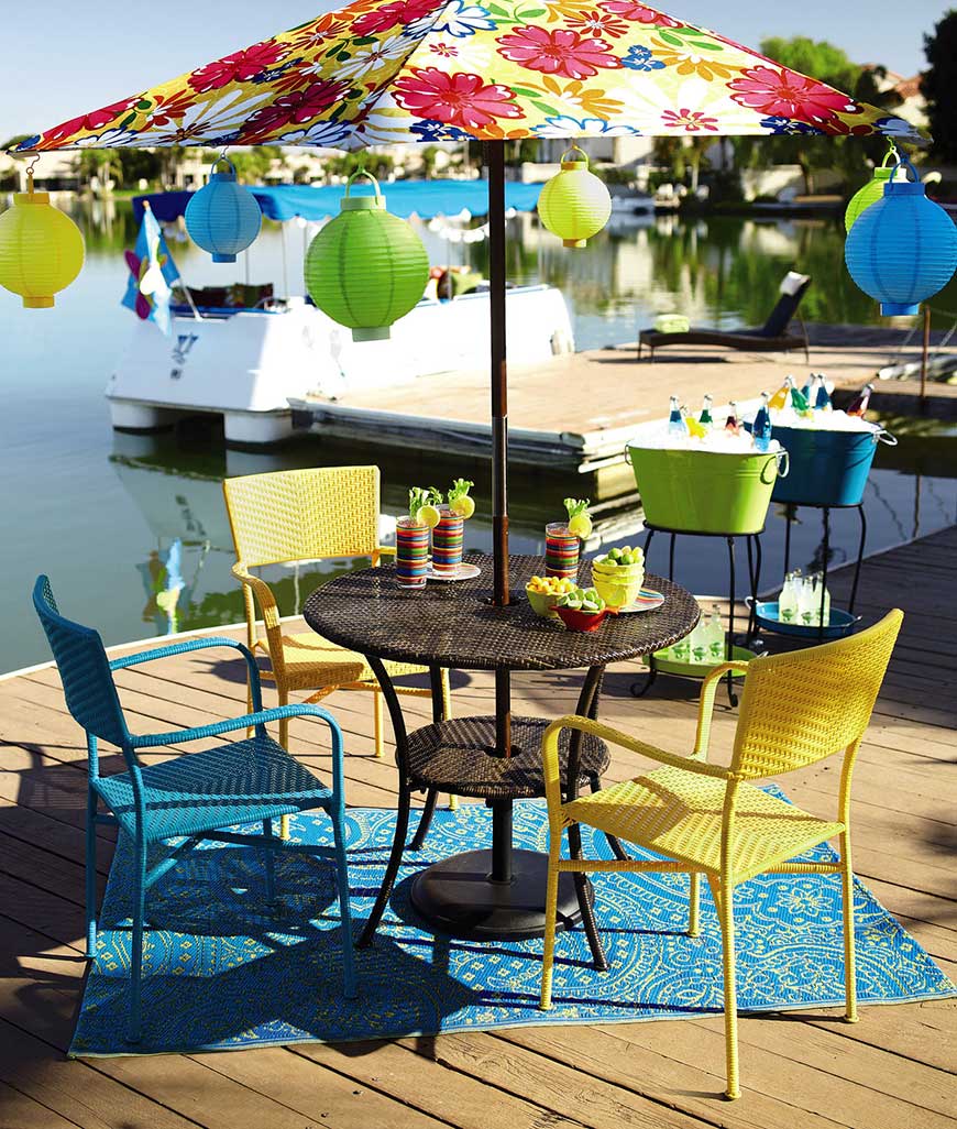 Wicker in Colors Garden Decor Inspirations by Pier1
