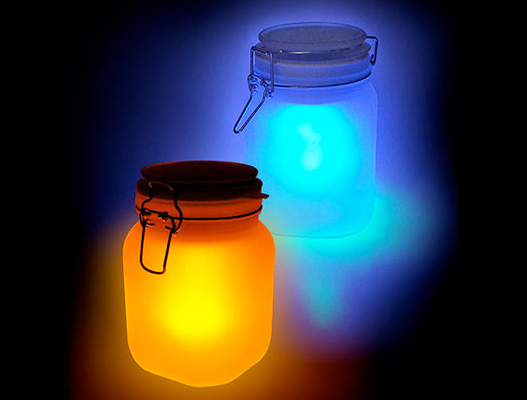 inhabitots moon jar 3 Jar Solar Powered Lamp