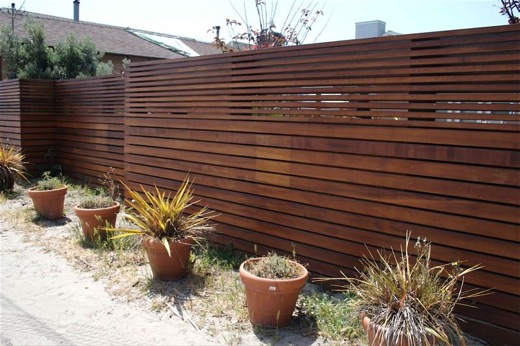 modern wooden fence Modern Wooden Fence