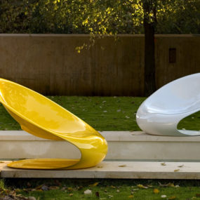 Modern Outdoor Chair Disk by Karim Rashid
