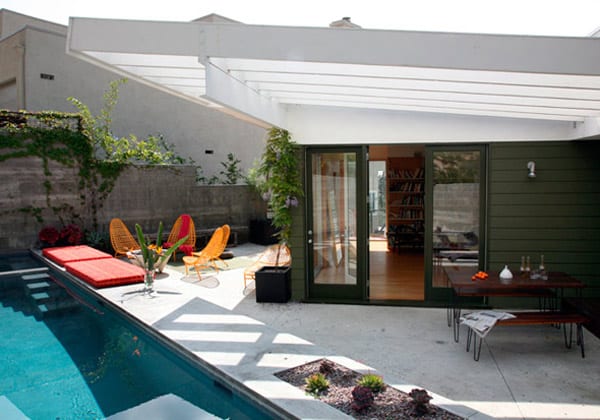 small backyard design pool idea bestor architecture 1