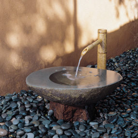 Traditional Japanese Stone Basins from Stone Forest – garden basin collection