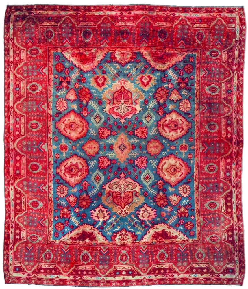 early 20th century turkish oushak antique rug