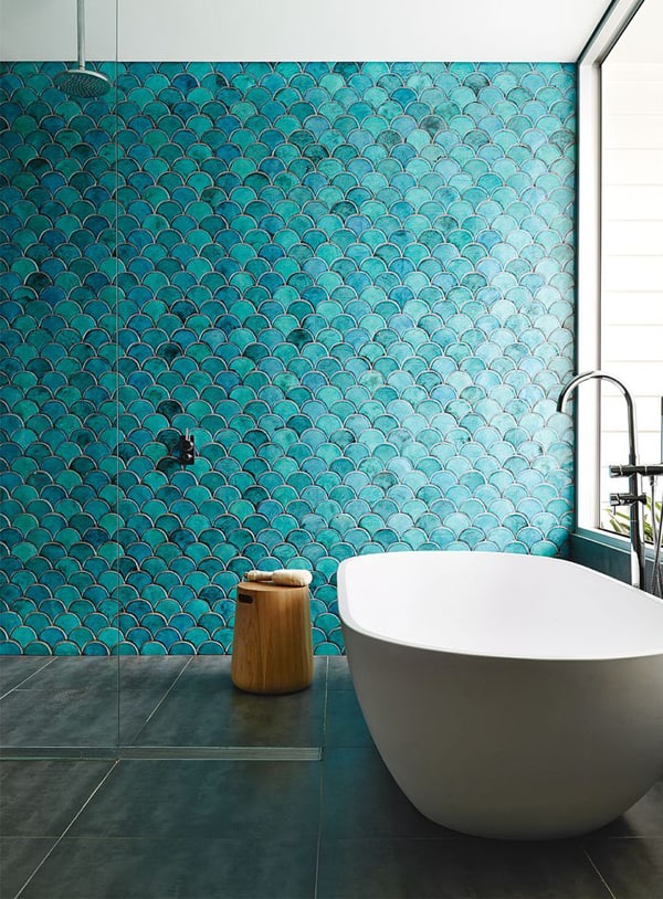 fish scale tiles