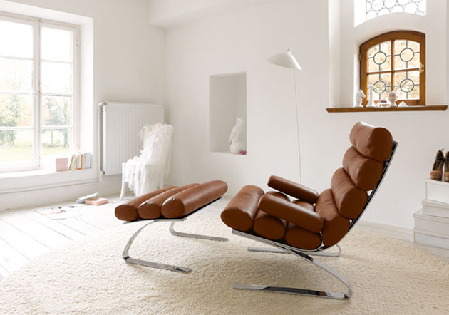 lounge chair with footstool cor sinus 2 thumb 630x442 10111 10 Iconic Lounge Chairs with Footstools