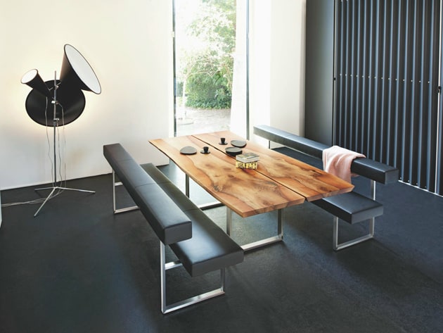 Combining Country Dining Tables With, Modern Dining Room Set With Bench