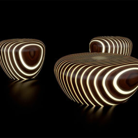 Lighted Outdoor Furniture by Avanzini – Bright Woods