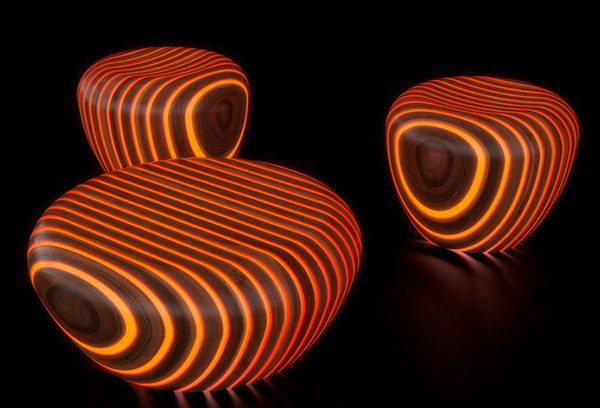 Lighted Outdoor Furniture by Avanzini – Bright Woods