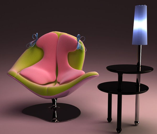 Origine Du Monde Chair by Italo Rota for Meritalia