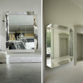 Modern Mirrored Furniture by Porada