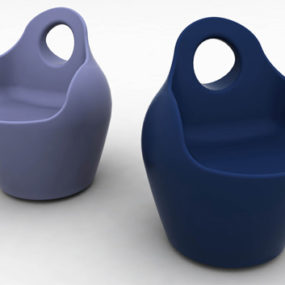 Modern Plastic Outdoor Chairs by Domitalia