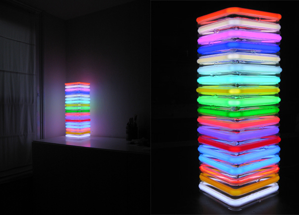 Modern Neon Lamps by Roger Borg